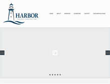 Tablet Screenshot of harbordesignandconstruction.com
